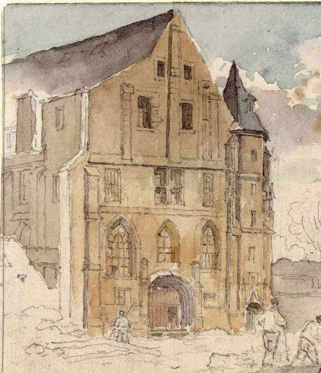 Le Couvent des Cordeliers fut détruit au début du 19 siècle.